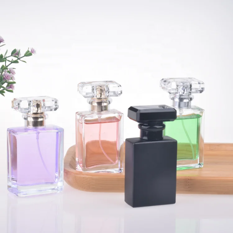 20ML 30ML 50Ml 100Ml Free Sample Luxury Vintage Clear refill Empty Glass Perfume Pump Sprayer Bottle With Ps Cap