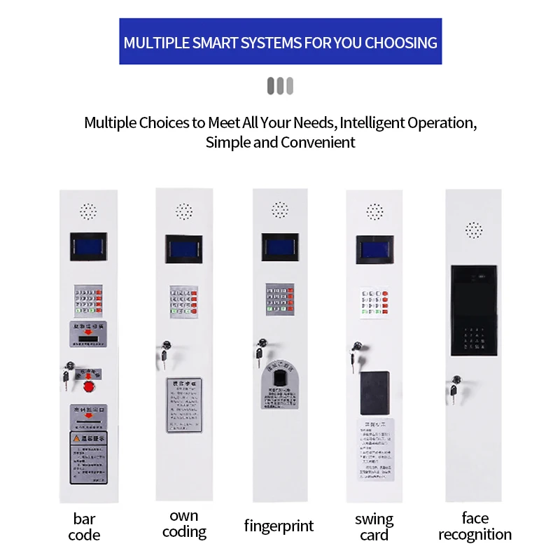 Electronic locker Bag Storage Cabinet Smart parcel Locker smart Cabinets Metal  Electronic Cabinet smart locker