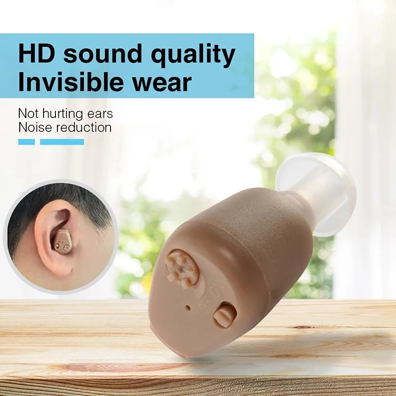 Mini Rechargeable Hearing Aid For The Deaf Sound Amplifier Hearing Aid