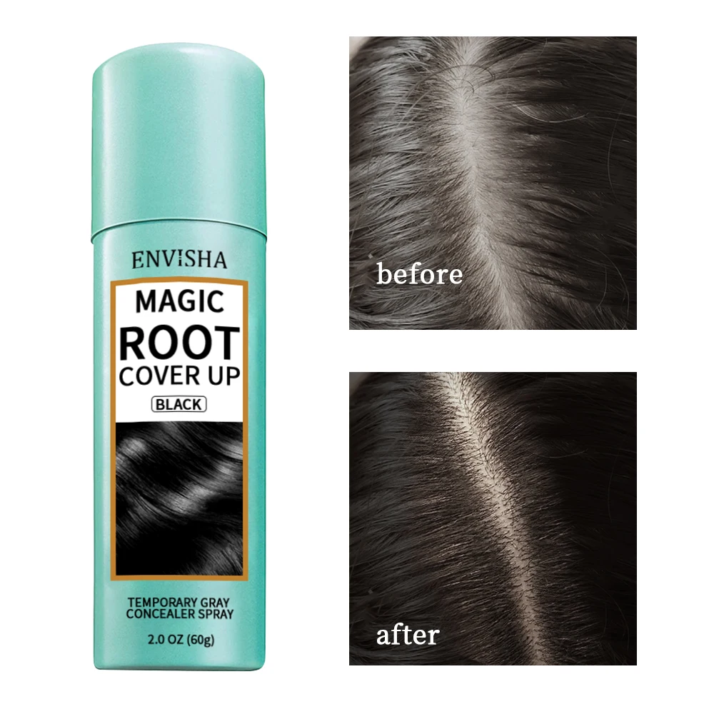 Instantly Root Cover Up Spray Black Hair Root Touch Up Spray  For Thinning Hairline