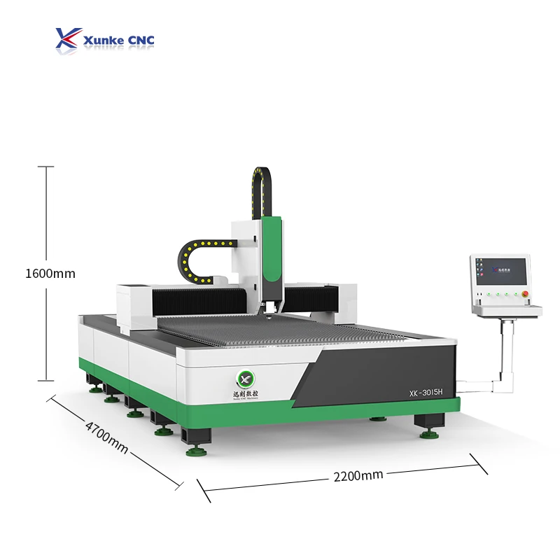 1000w 1500w 2kw 3KW 6KW 8KW fiber laser cutter fiber laser cutting machine 3015 for stainless steel metal