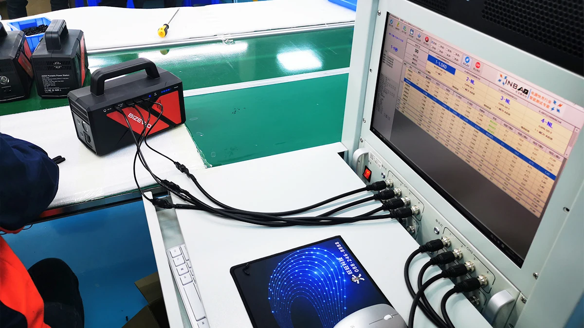 All in One Camping Emergency Power Station 110V/220V 200W Peak 400W Energy Storage Device System