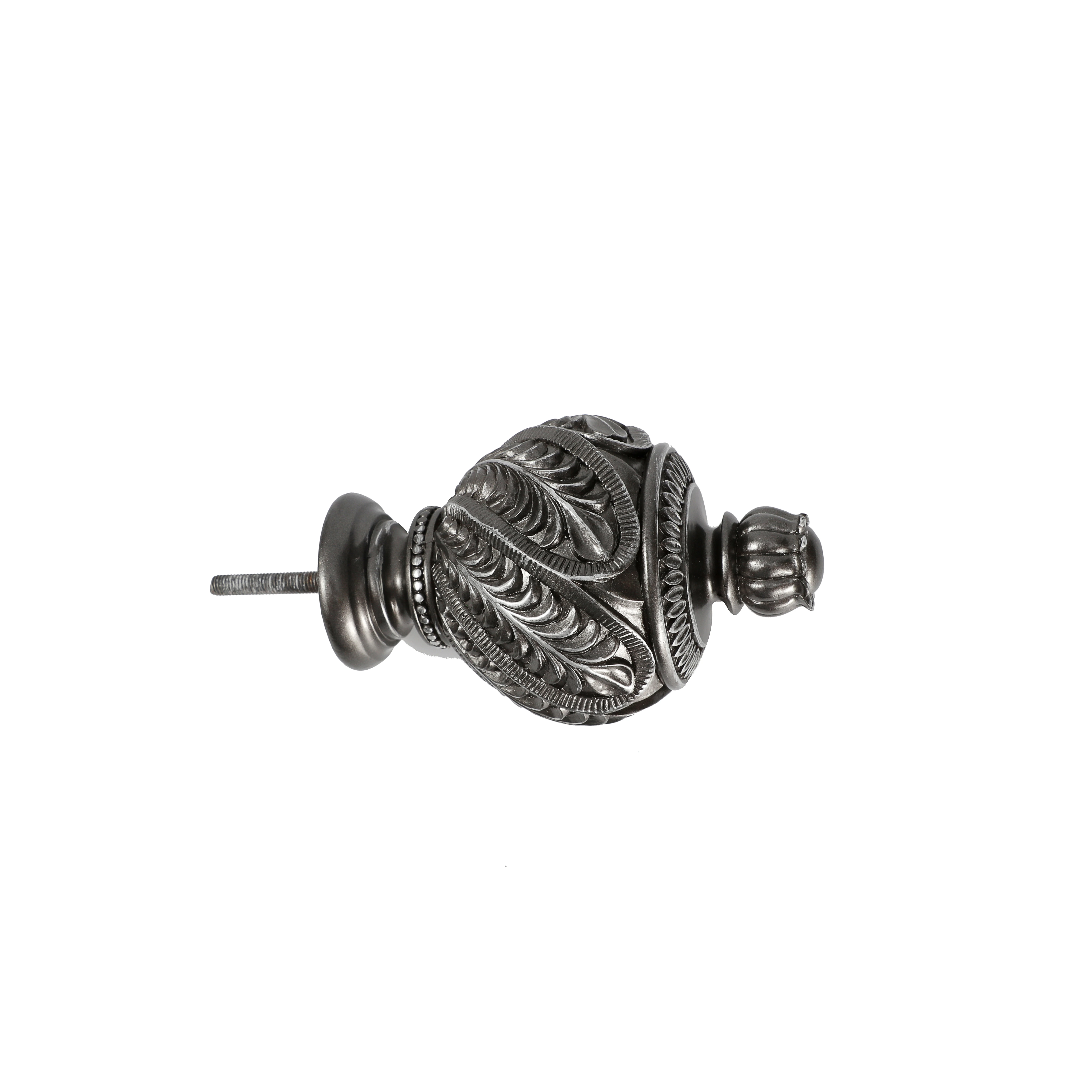 China manufacturer Classic Resin Finial for Curtain Rod Home Decoration curtain rod knob