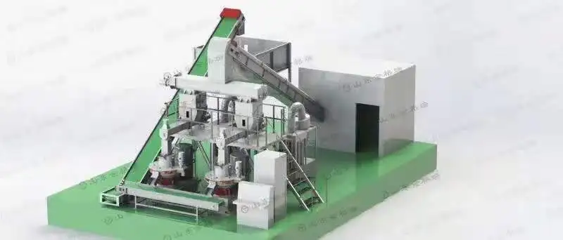 large capacity birch poplar pine pellet production line price
