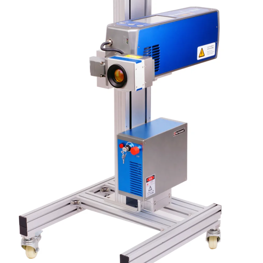 
Coding Marker Plastic Bottle Date On Line 20w Ring Lettering Co2 Fiber Laser Cloth Marking Machine For Auto Parts Buckles 