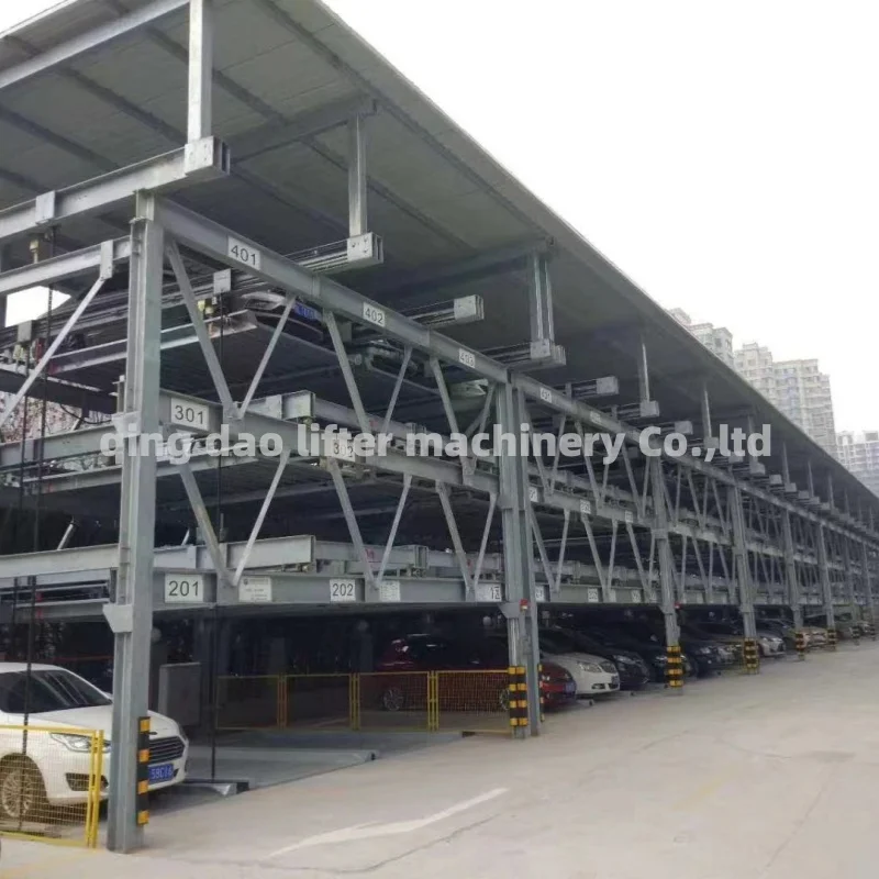 Automated Car Storage Parking System Slide Puzzle Parking Platform