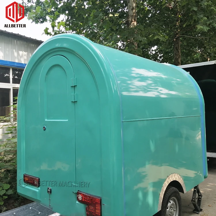 High Quality Mobile Bar Beer Truck Hand Push Food Cart Street Food Wagon Hot Dog Food Cart