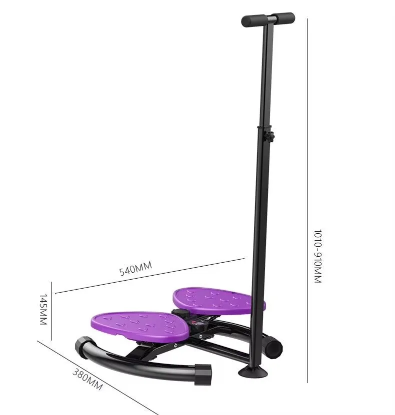 Thin Waist Fitness Equipment Silent Waist Twisting Turntable Weight Loss Waist Twisting Machine with Hand Rail