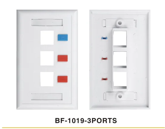 Лидер продаж сетевая Лицевая панель Boao Cat5 Cat6 Cat7 RJ11 RJ45 2 типа