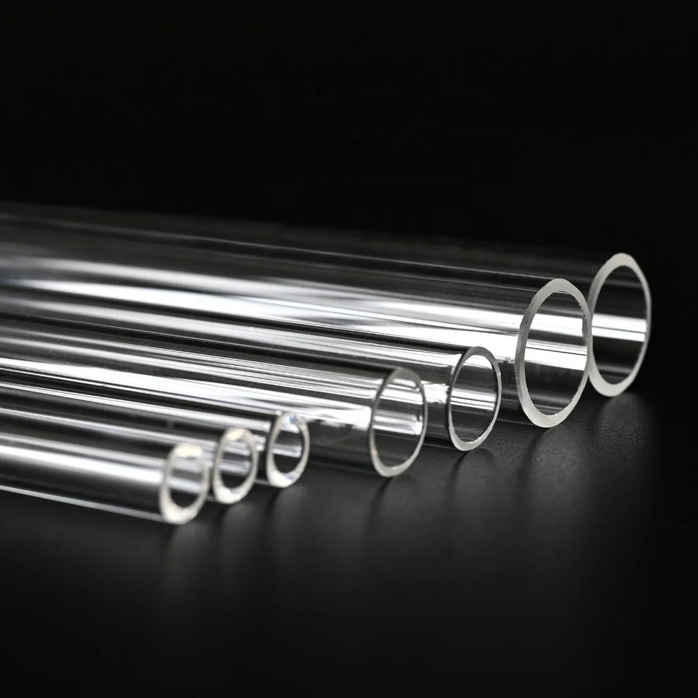 SUCCESS High Temperature Transparent Quartz Cylinder Tube Professional Manufacturer Quartz Tube Tubo Vidrio