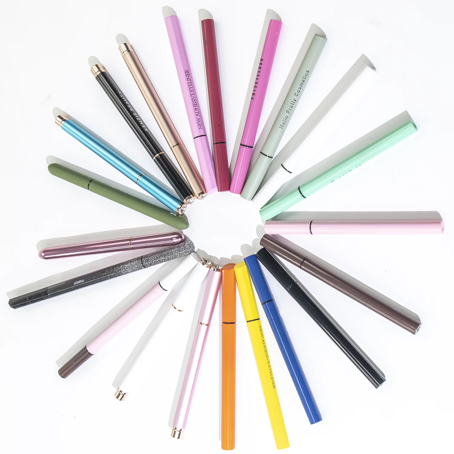 New Trending Waterproof Eyelash Extension Lashes Sticky Eye Liner Magic Self Adhesive Eyeliner lashglue glue pen eyeliner