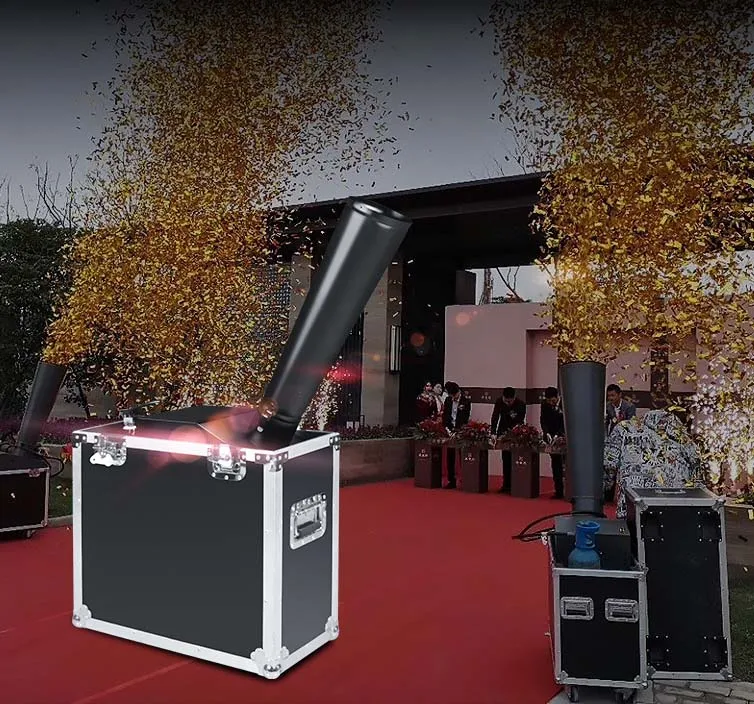 High Quality Confetti Blaster Machine Paper Confetti Cannon Machine For Wedding Stage Party