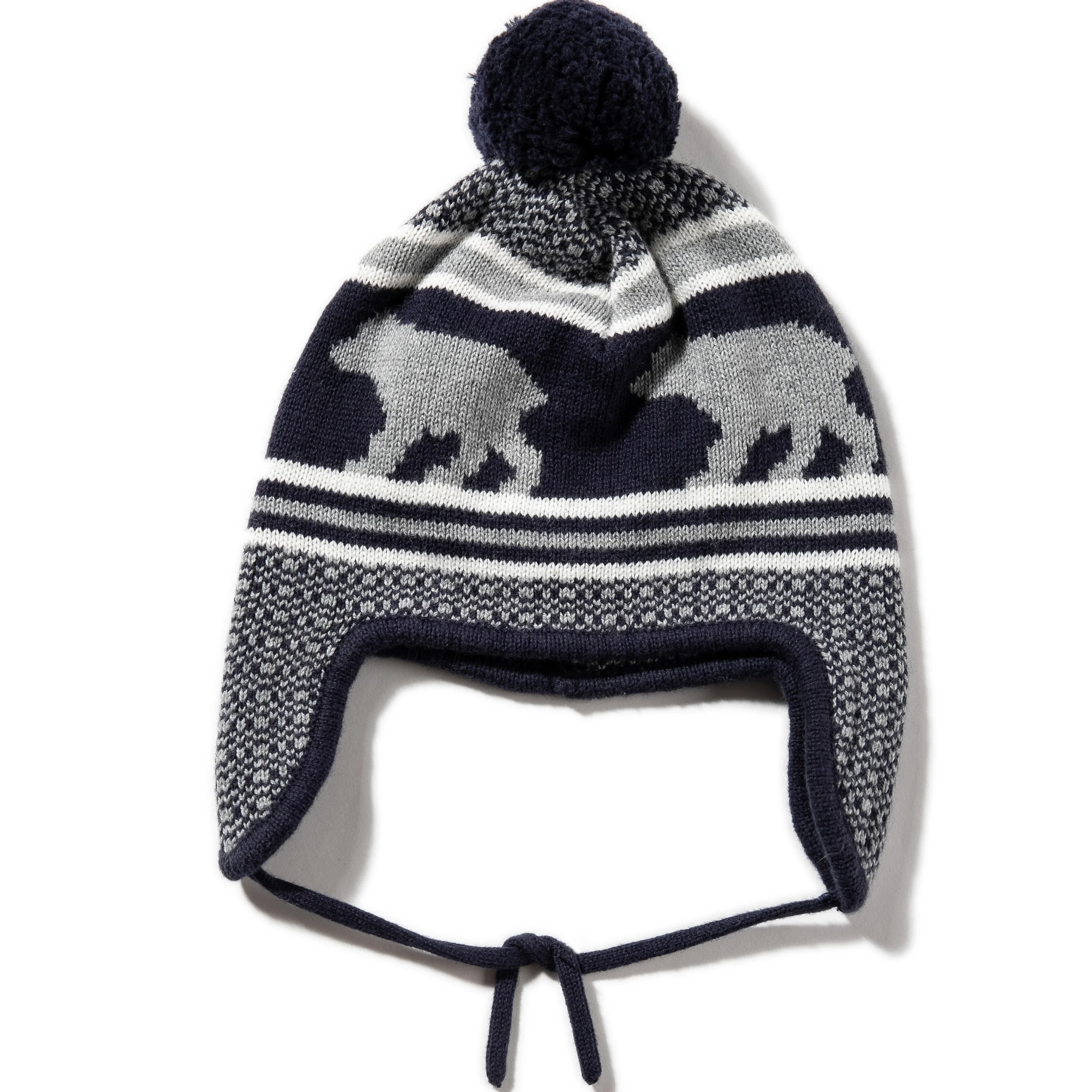 Winter Kids Custom Beanie Knit Hats Winter Hats With Warm Ear Flap