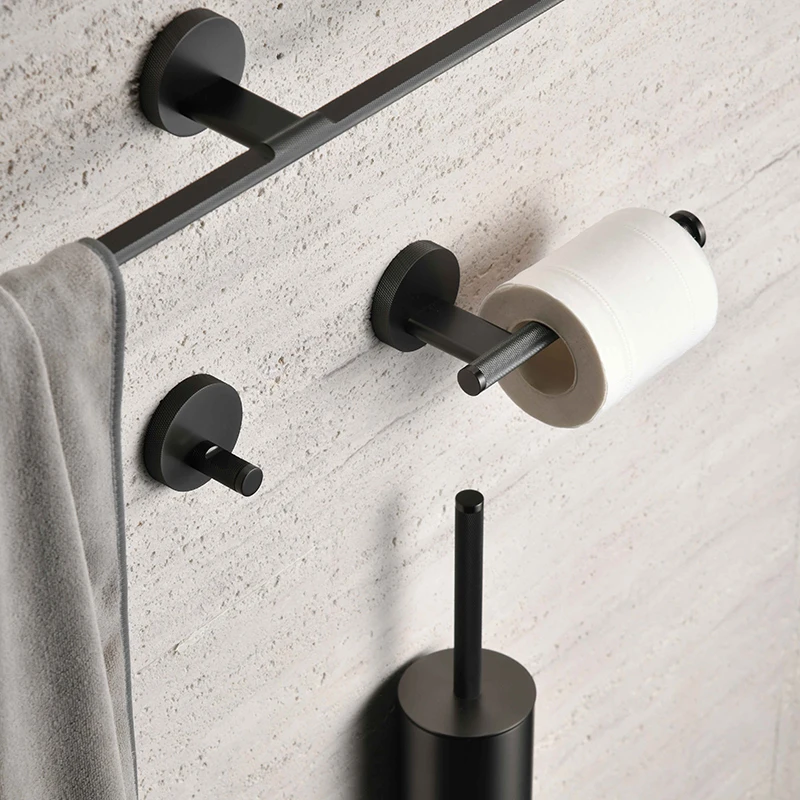 Washroom Set Stainless Steel Bathroom Accessories Sets Wall Mounted Hardware Set for Home