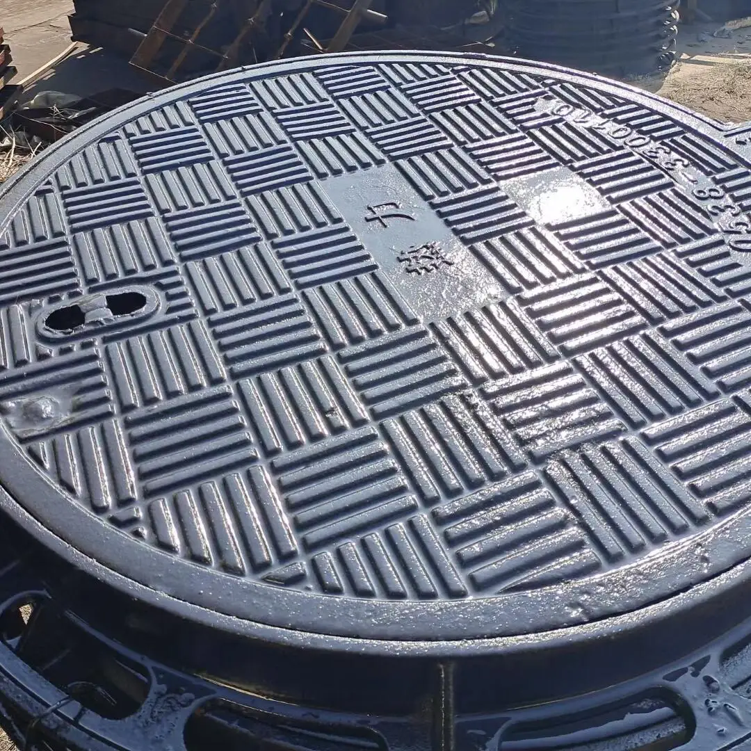 Provide high quality cast iron manhole cover, square manhole cover, heavy D500 round manhole cover production and processing