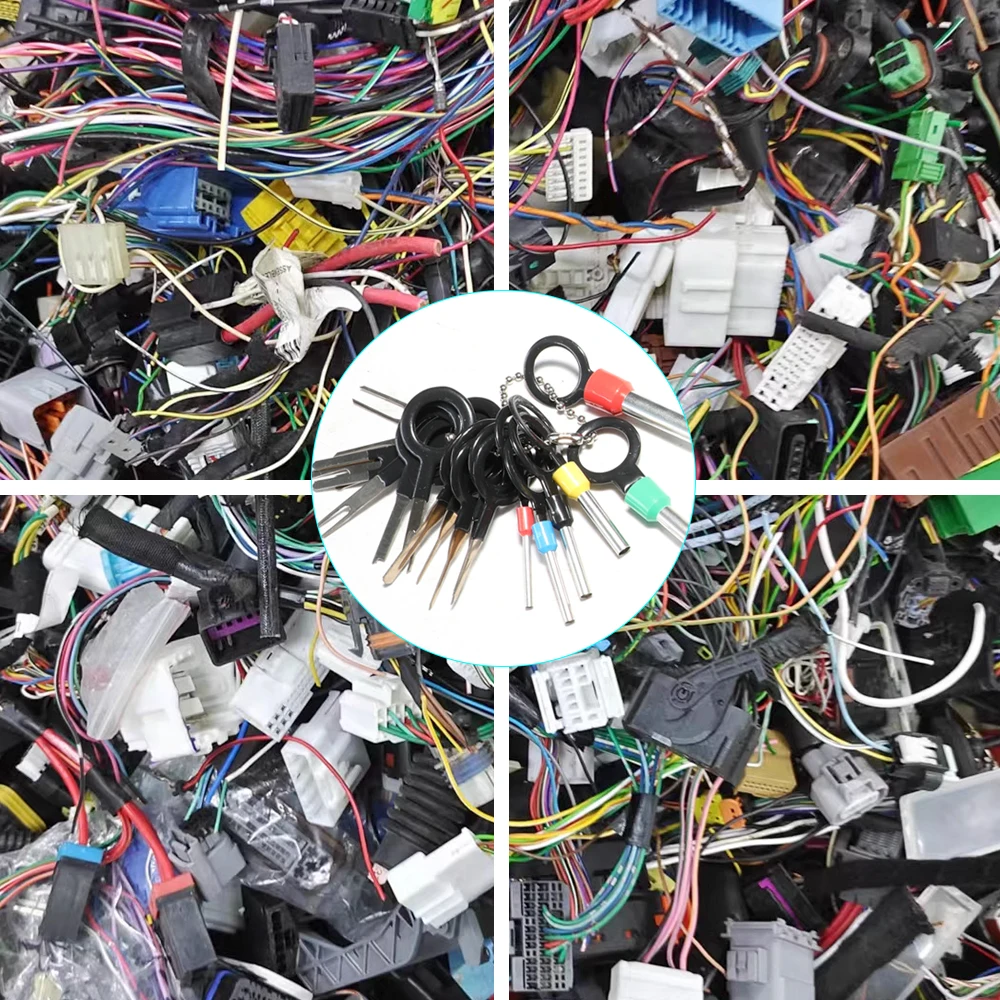 59 Piece Terminal Pin Remover Set  for Car Wiring Harness Plug Repair Tool Pin Pusher