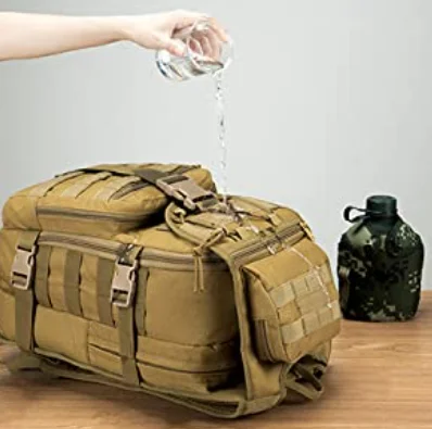 Large Assault Pack Molle Bug Out Bag Water-proof Solid 35L Assault Pack Molle Bug Out Bag Hiking Bag Backpack