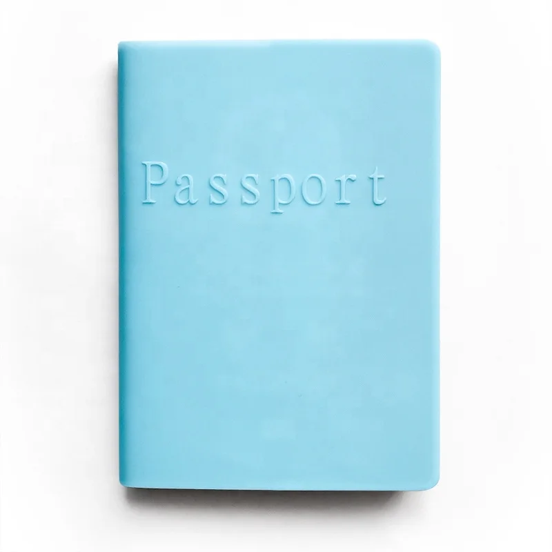 High quality promotion gift travel customized logo unique passport case, printing logo silicone passport cover