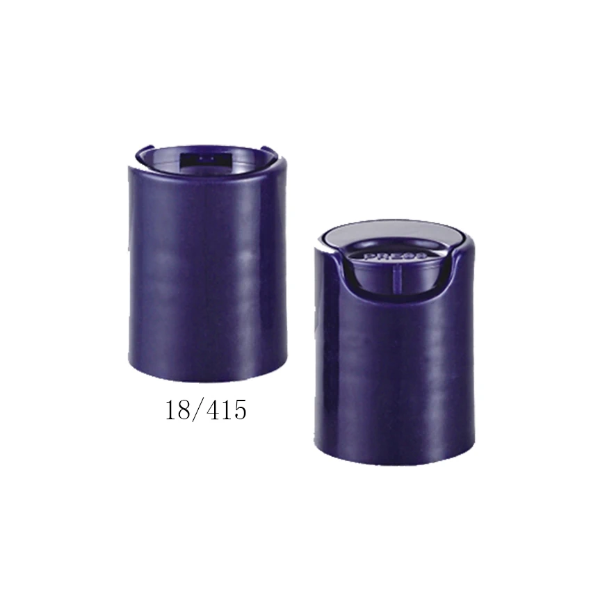 Wholesale 20/415 plastic disc top cap covers for shampoo/olive oil bottle
