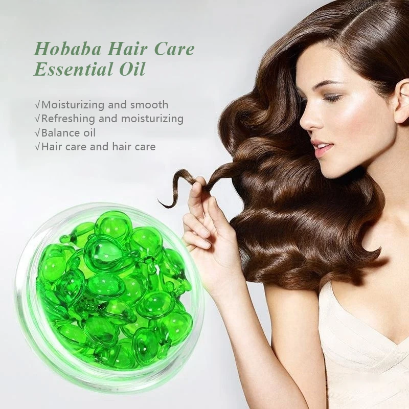 High Effective Hair Care Oil Anti Hair Loss Nourishing Thicker Fuller Serum Essential Oil Capsules Dry Damaged Hair Repair  B