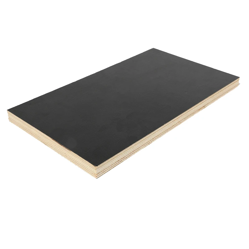 Chinese plywood manufacturer 12mm thickness phenolic glue poplar combine core black film faced plywood for building usage