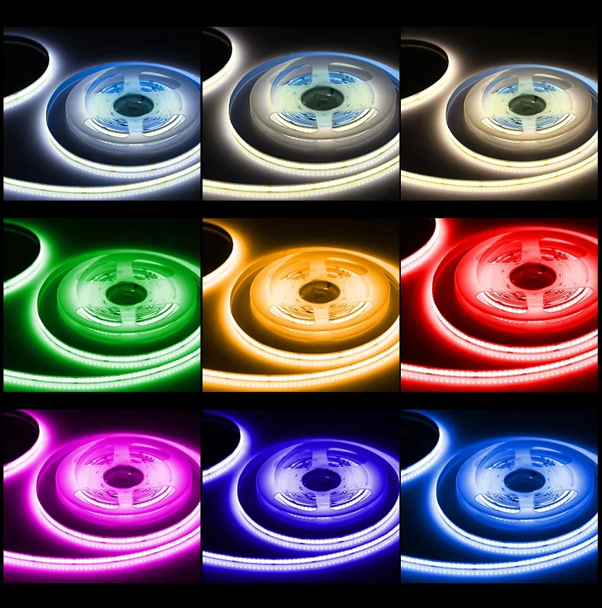 Оптовая продажа 12 В 5 м 2835/5050 RGB Светодиодная лента меняющая цвет дистанционное управление приложениями гибкая интеллектуальная светодиодная