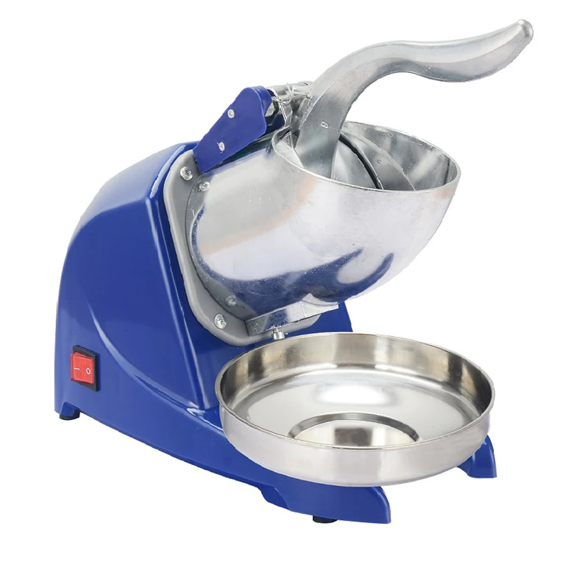 Ice Machine Crusher 250w Stainless Steel Electric Home Smoothie Commercial Ice Crushers Shavers