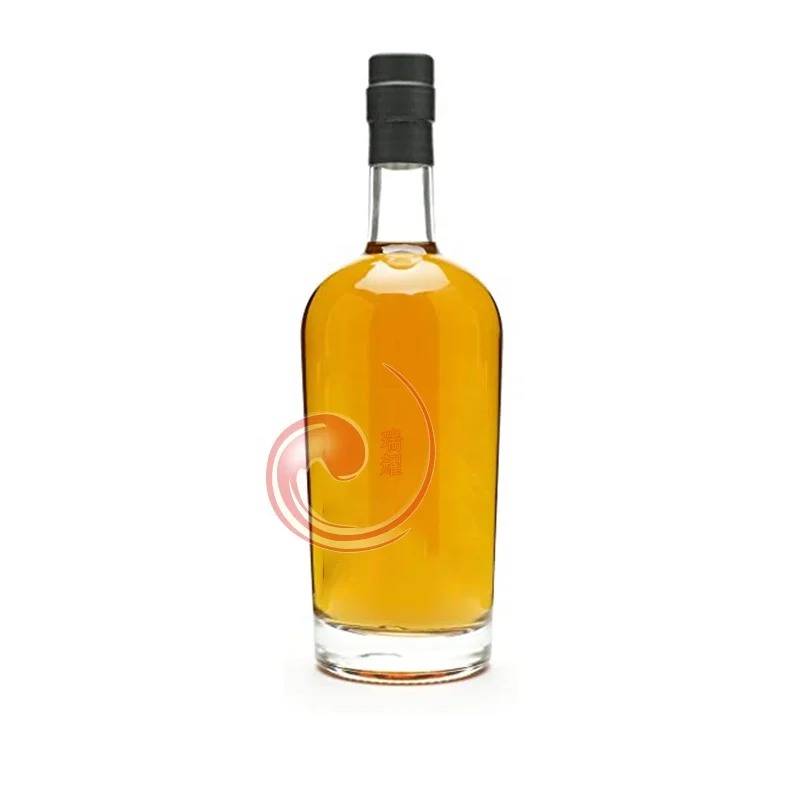 Factory direct sales classic stopper finish 700ml whisky glass bottle for alcohol whicky beverage
