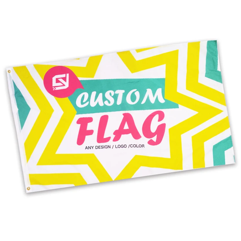 Flags 3x5ft outdoor 100% polyester advertising kansas city flags Banner custom flag logo