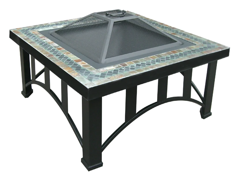 Multi-functional Big size deep outdoor wood burning fire pit BBQ tool stove