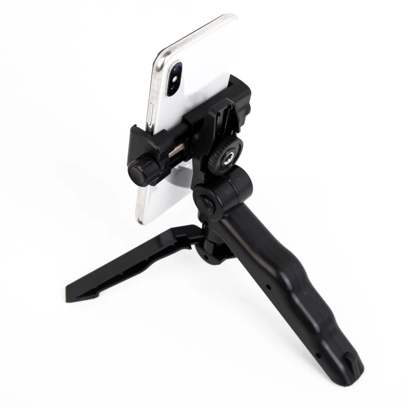 Mini Flexible Tripod Table Desktop 1/4 Screw photographic selfie ring light holder