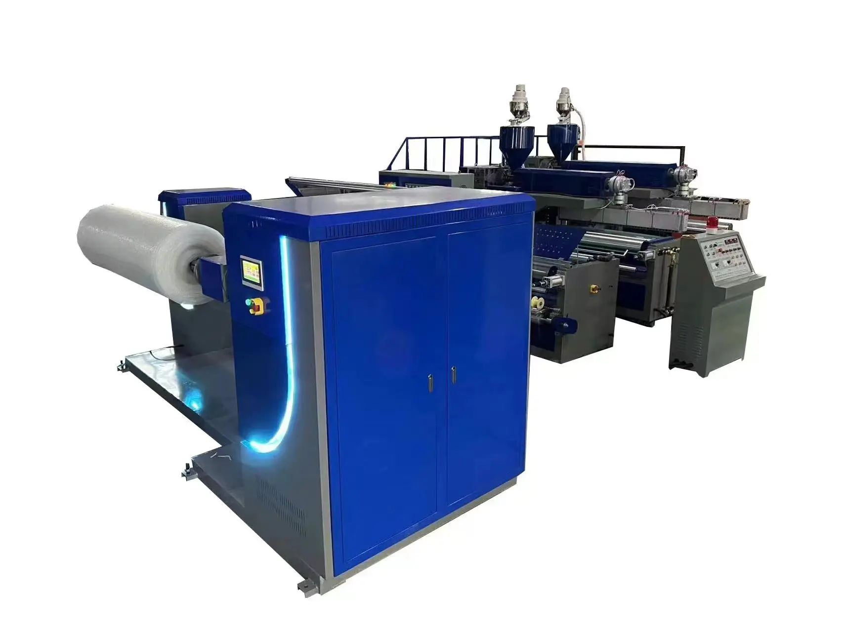 1200mm Two layer two screw air bubble film Extrusion machine