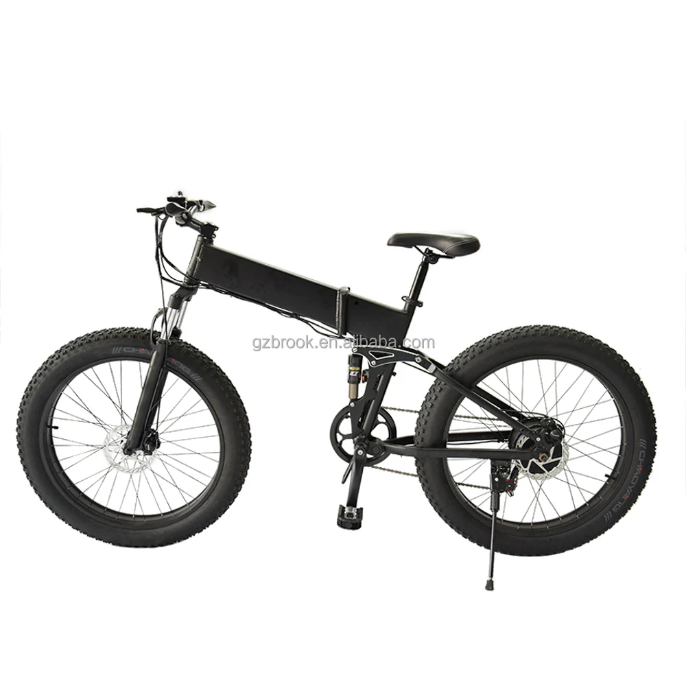 
Dropshipping powerful snow fatbike electric bycycle bicycle adults 500w folding fat e bike with hidden battery 