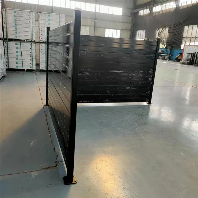 Garden metal security vertical panel aluminium slat for fence