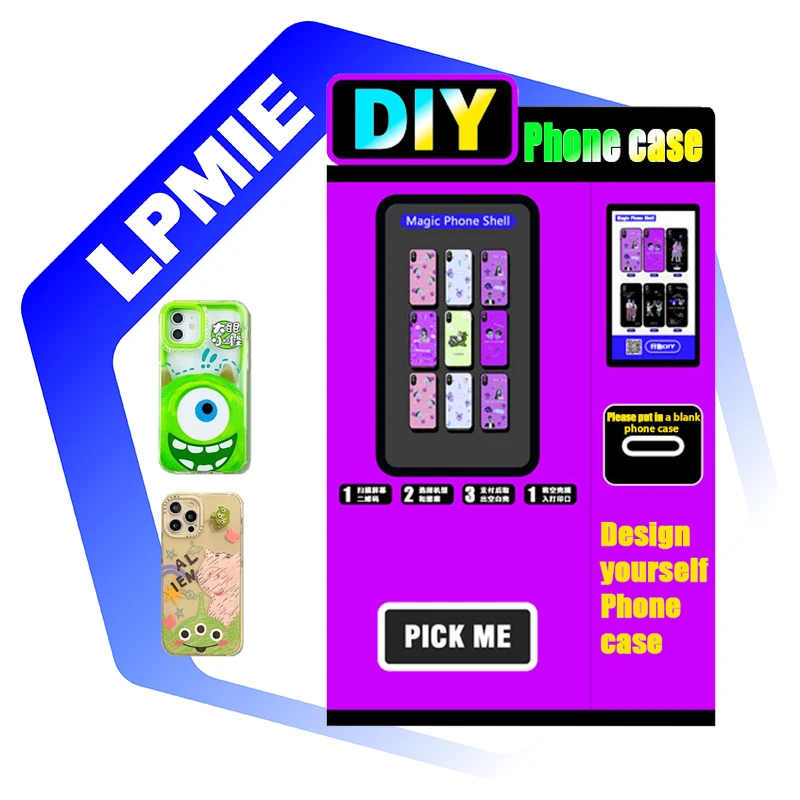 LPMIE 3D Phone case Customization Mobile Phone shell cover printer  Design by customers machine