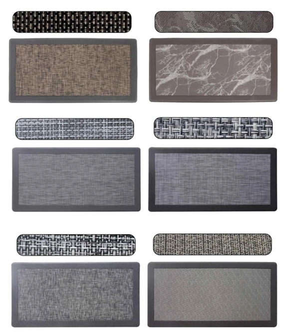 Skymoving New Custom Comfort Long Kitchen Floor Rugs and Mats Non-slip Cushioned Kitchen Mats for Floor PVC Kitchen Floor Mats