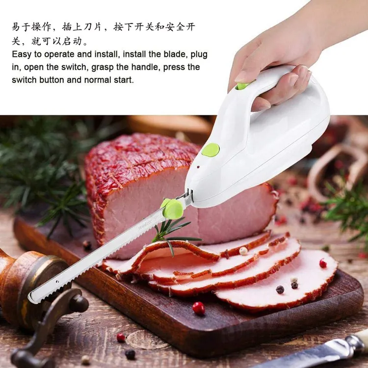 Household Portable Electric Bread Knife Light And Easy Operated Steak And Turkey Cutting Knife
