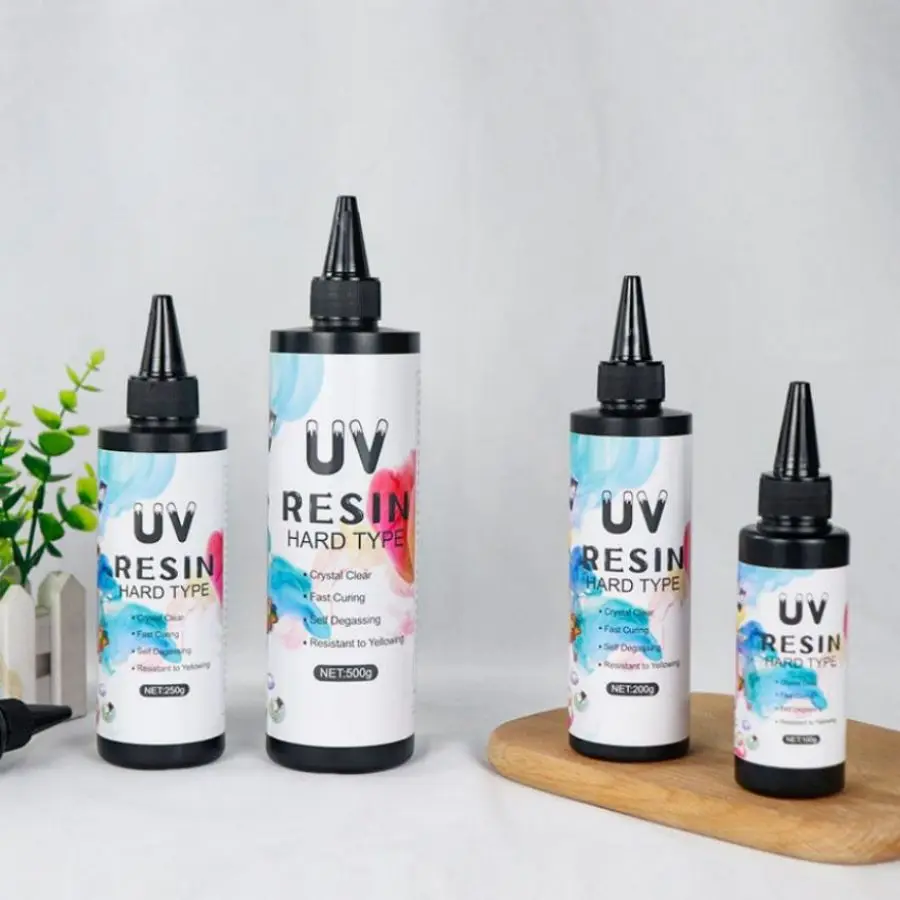 OEM  Acrylates Copolymer Clear Curable Hard UV Resin DIY Make Handmade Jewelry Petals Doming Sticker Resin Glue