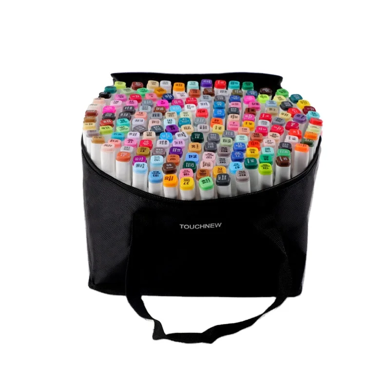 
Amazon Touch Three New Authentic 3th Generation Double -Headed Watercolor Marker Pen Alcohol And Oily 168 Colors Art Markers 