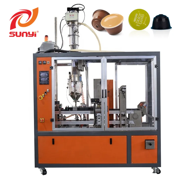 one lane 2000 pcs/hour Tea Water Juice Honey Liquid Powder Coffee Capsule Filling Packaging Machine Compatible Filling Equipment
