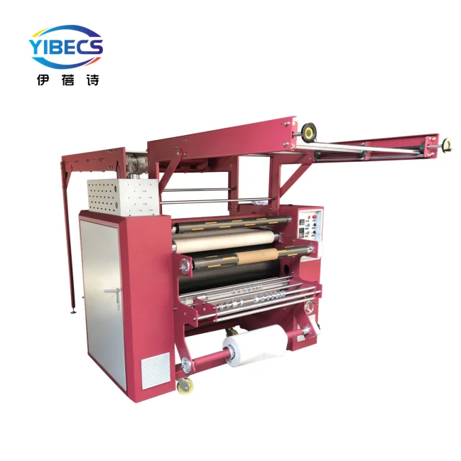 YIBECS Dye Sublimation Calender Heat Press Transfer Machine for Lanyard Ribbon Tape