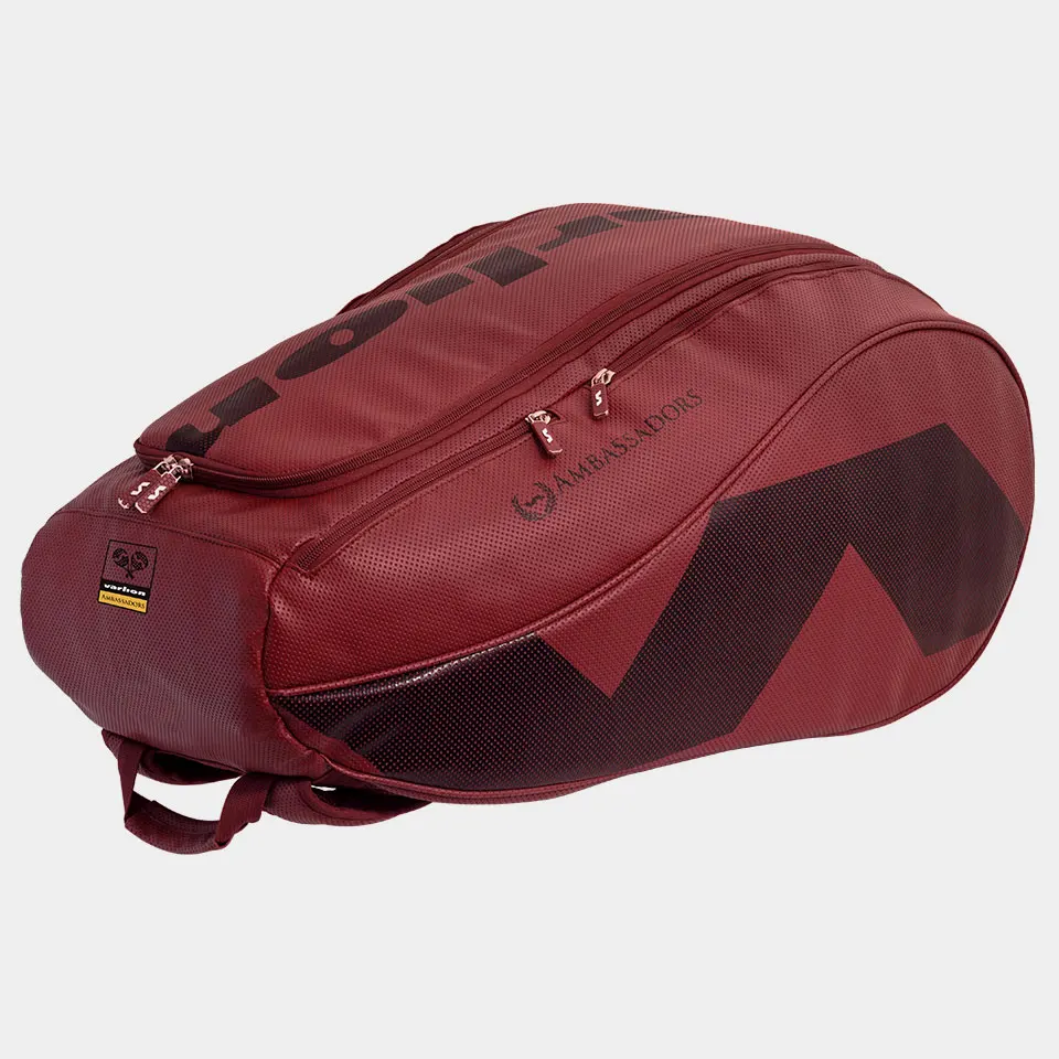 Custom High Quality PU Leather Padel Tennis Bag Bags Duffle Racquet With Shoes