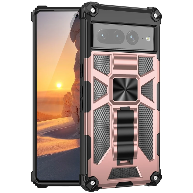 For Google Pixel 7 Pro Kickstand case shockproof cover, For For One Plus Ace 5G Car Mount case