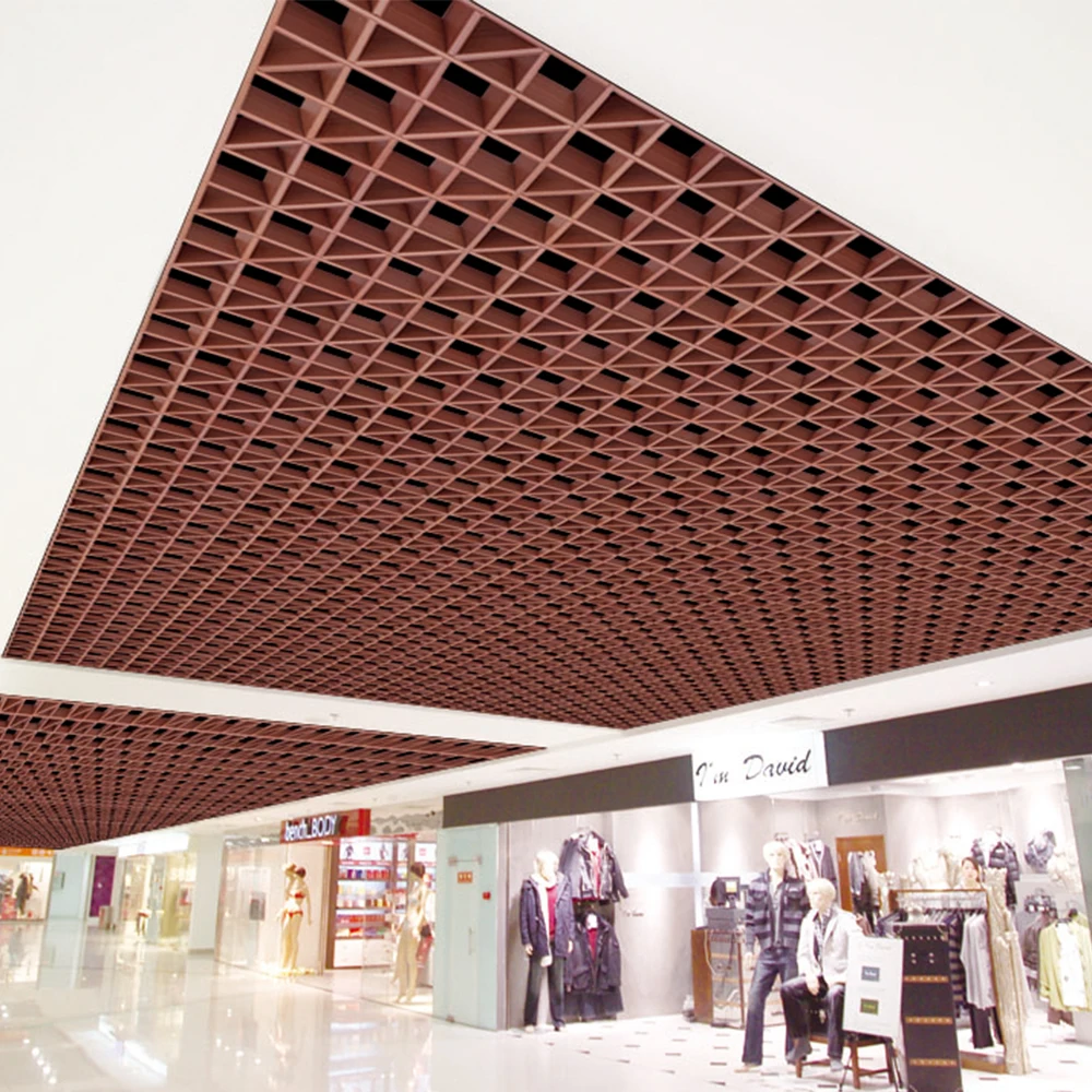Pop Luxury Ceiling Tiles Latest Design Interior Ceiling Suspended Grid Jewellery Shops Mall and Office Supermarket Ceiling