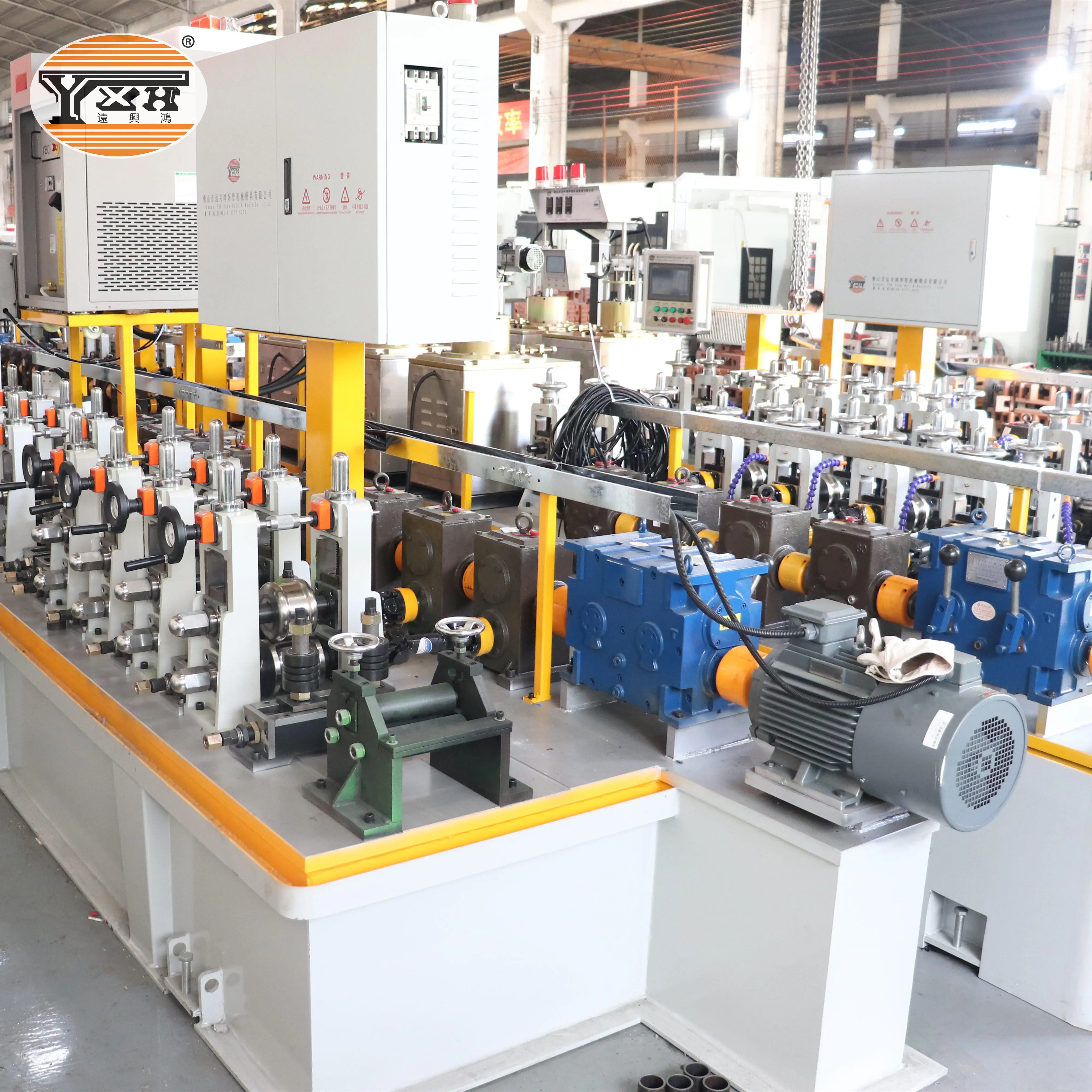 Furniture Stainless Steel Pipe Making Machine For Round / Square / Rectangle / Oval Pipe