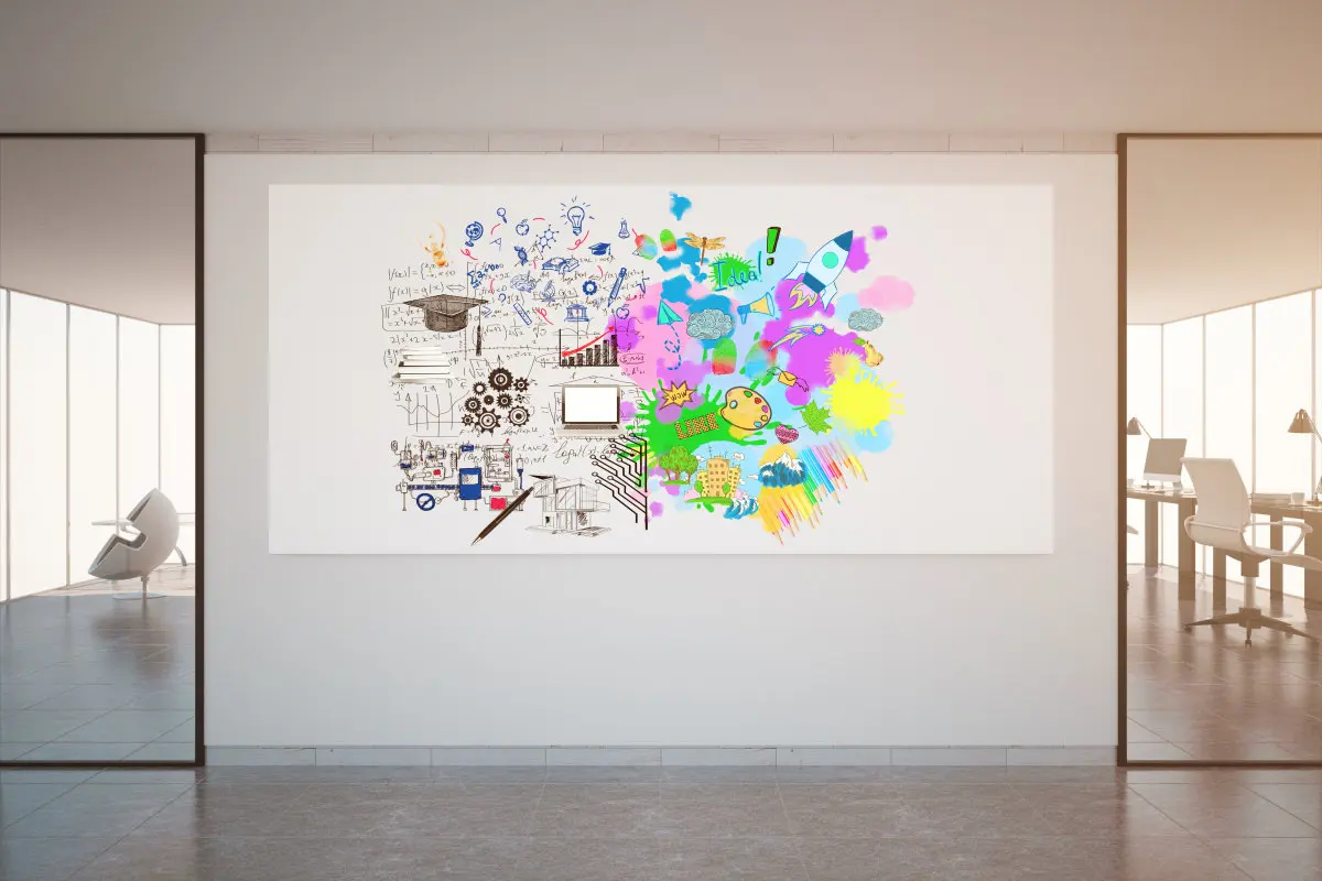 Soft white magic writing board school whiteboard fridge flexible magnetic whiteboard sheet