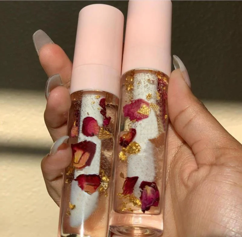 Оптовая продажа на заказ натуральный волшебный Увлажняющий блеск для губ с розовым