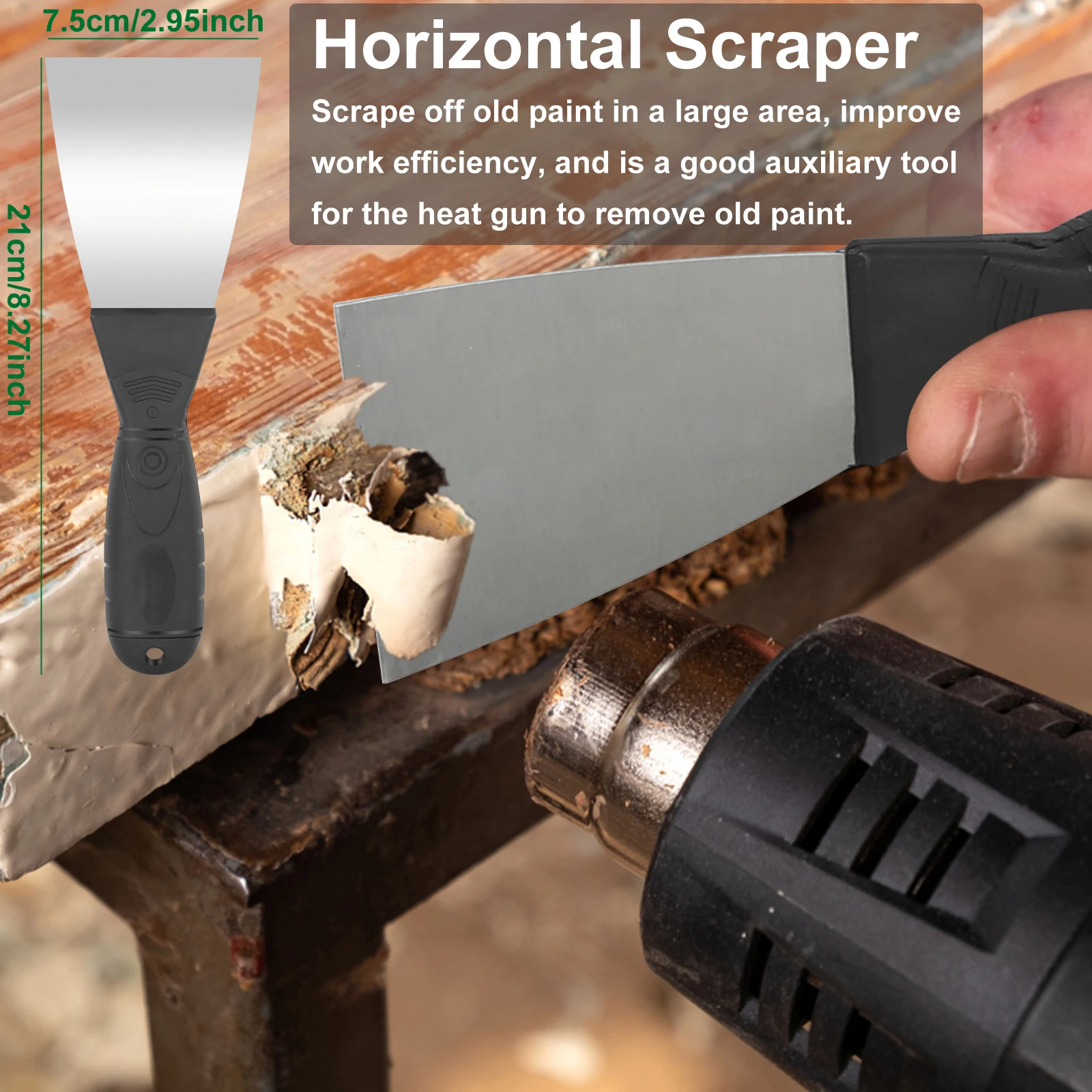 2000W C/F Temperature Regulating Hot Air Gun EU 220V Industrial Head Gun with LCD Display for Remove Old Paint/Shrink PVC