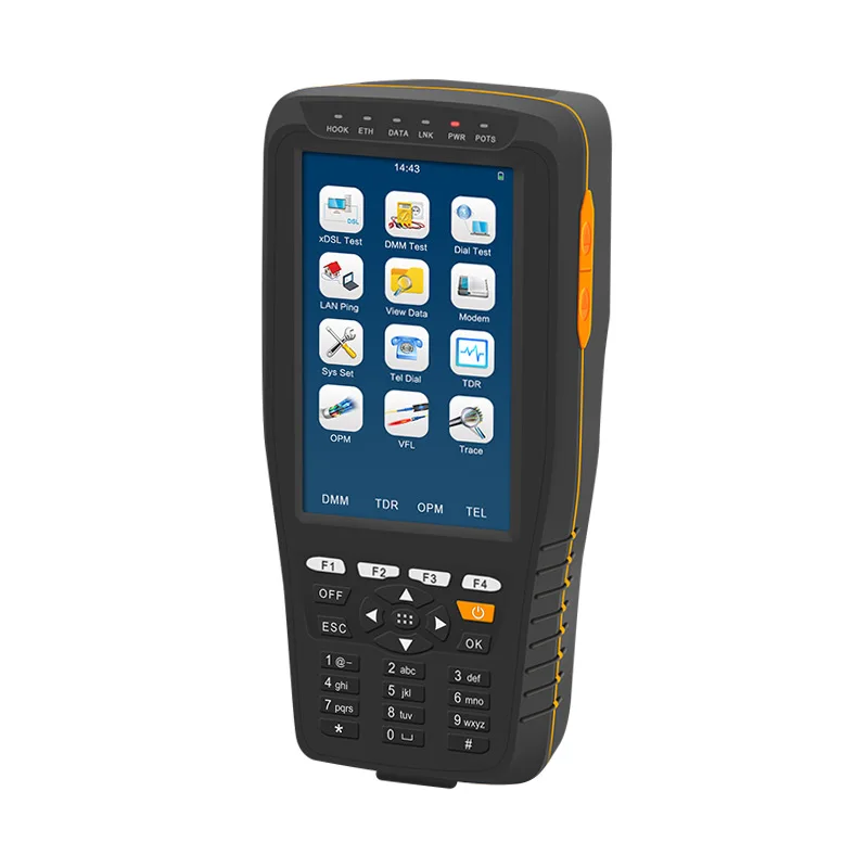 All-in-one Unit Data memory function TM600 VDSL2/OPM/ VFL/TDR Function/Tone Tracker TM600 ADSL VDSL2 Tester
