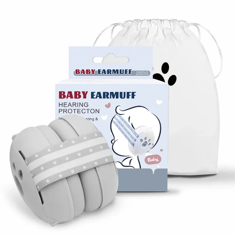 DIY logo Baby Ear Protection Ear muff 0-3 Years Old baby headphones kids sleep ear muffs Hearing Protection For Babys